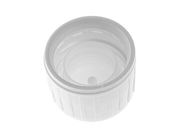 Screw top with fitted spray insert of HDPE/LDPE ø 28,0 mm mouth Screw top with fitted spray insert of HDPE/LDPE ø 28,0 mm mouth
