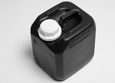 Plastic canister: 2,0 liter, colour: black