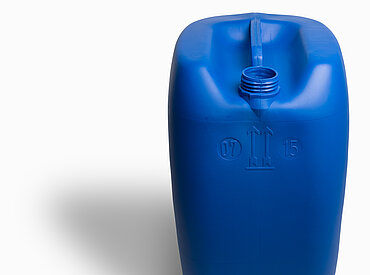 Plastic canister: 60,0 liter, colour: blue Plastic canister: 60,0 liter, colour: blue