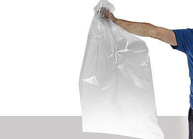 Flat bag of LD-PE