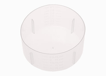 Measuring cup: 75 milliliter, colour: natural-transparent Measuring cup: 75 milliliter, colour: natural-transparent