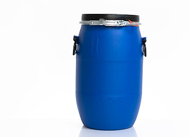 Open head drum: 30,0 liter, colour: blue Open head drum: 30,0 liter, colour: blue