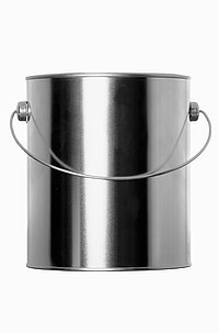 Weißblecheimer: 3,0 Liter, Farbe: blank