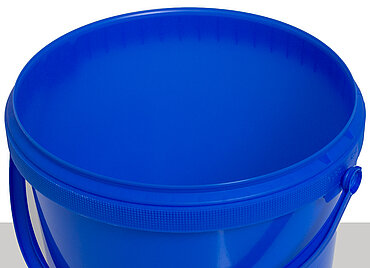 Kunststoff Rundeimer: 10,0 Liter, Farbe: blau Kunststoff Rundeimer: 10,0 Liter, Farbe: blau