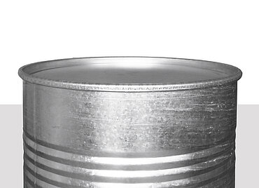 Stahlblech Bergungsfass: 300,0 Liter, Farbe: verzinkt