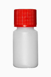 Kunststoff Rundflasche: 10 Milliliter, Farbe: natur