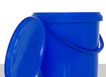 Kunststoff Rundeimer: 10,0 Liter, Farbe: blau Kunststoff Rundeimer: 10,0 Liter, Farbe: blau