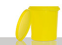 Plastic hobbock: 30,0 liter, colour: yellow