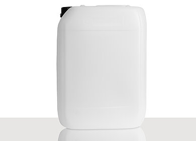 Plastic canister: 10,0 liter, colour: natural