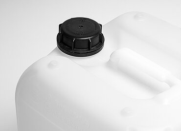 Plastic canister: 20,0 liter, colour: natural