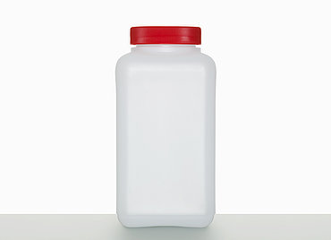 Square bottle U 1000/60: 1,0 liter, colour: natural