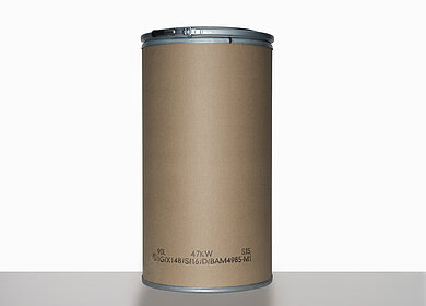 Fibertrommel: 90,0 Liter, Farbe: natur