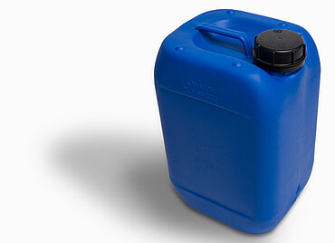 Plastic canister: 6,0 liter, colour: blue Plastic canister: 6,0 liter, colour: blue