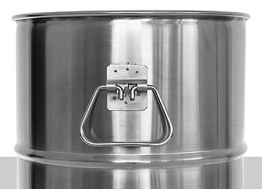 Stainless steel tight head drum: 30,0 liter, colour: matte stainless steel Stainless steel tight head drum: 30,0 liter, colour: matte stainless steel