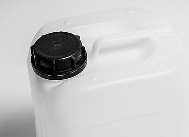 Plastic canister: 5,0 liter, colour: natural Plastic canister: 5,0 liter, colour: natural