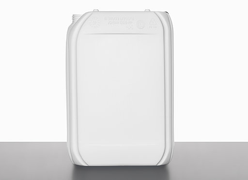 Plastic canister: 25,0 liter, colour: white