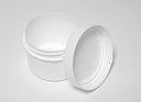 Screw lid can: 500 milliliter, colour: white