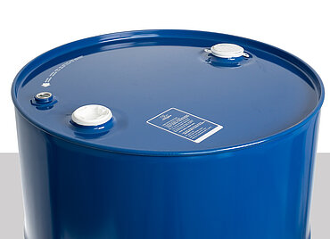 Stahlblech Kombi-Fass: 205,0 Liter, Farbe: blau RAL 5010 Stahlblech Kombi-Fass: 205,0 Liter, Farbe: blau RAL 5010
