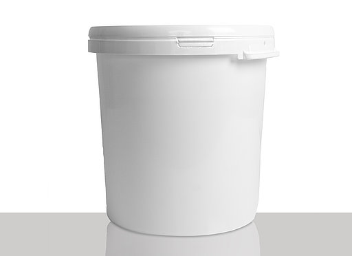 Plastic hobbock: 32,0 liter, colour: white