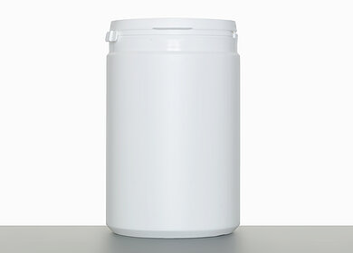 Special can with tamper proof seal: 1,0 liter, colour: white