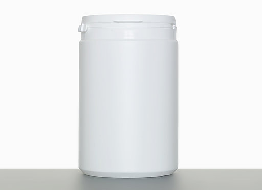 Kunststoff Stülpdeckeldose OV Spezial: 1,0 Liter, Farbe: weiß