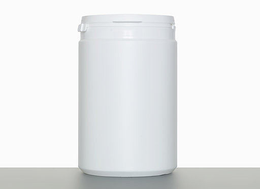 Special can with tamper proof seal: 1,0 liter, colour: white