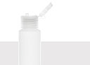 Kunststoff Rundflasche R 100/28-410: 100 Milliliter, Farbe: natur
