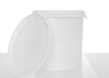 Kunststoff Hobbock: 30,0 Liter, Farbe: weiß Kunststoff Hobbock: 30,0 Liter, Farbe: weiß