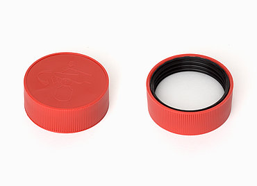 Childsafe lid of PP ø 60,0 mm mouth