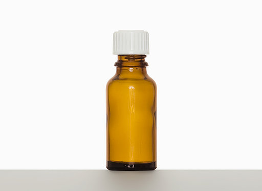 Tropfflasche: 20 Milliliter, Farbe: braun