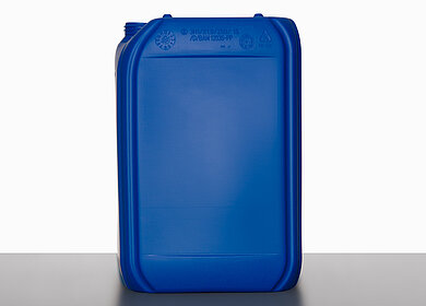 Plastic canister: 25,0 liter, colour: blue