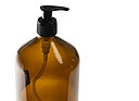 Light packaging bottle: 1,0 liter, colour: brown