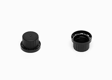 Schraubdeckel OV aus PP ø 28,0 mm Mündung