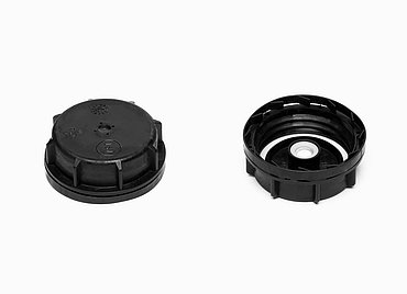 De-gassing screw joint of PP ø 51,0 mm mouth