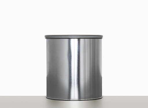 Weißblechdose: 1,2 Liter, Farbe: blank