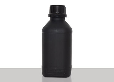 UN bottle: 1,0 liter, colour: black