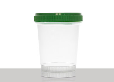 Screw lid cup: 800 milliliter, colour: clear