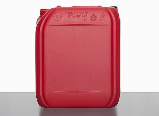 Kunststoffkanister: 20,0 Liter, Farbe: rot