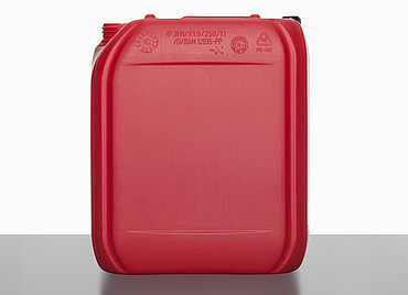 Kunststoffkanister: 20,0 Liter, Farbe: rot