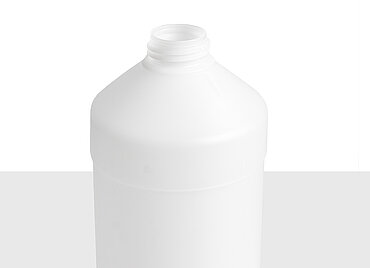 Kunststoff Rundflasche FRZG 1000/28 UN: 1,0 Liter, Farbe: natur Kunststoff Rundflasche FRZG 1000/28 UN: 1,0 Liter, Farbe: natur