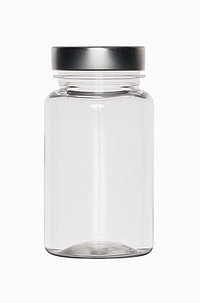 PET-Packer: 100 milliliter, colour: clear transparent