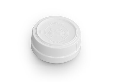 Drück- und Dreh Deckel OV aus PP/HDPE ø 47,0 mm Mündung