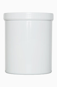 Kunststoff Schraubdeckeldose: 2,0 Liter, Farbe: weiß