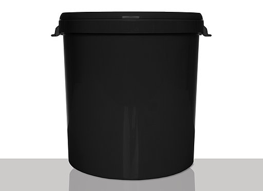 Kunststoff Hobbock ECO: 30,0 Liter, Farbe: schwarz