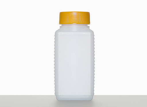 Square bottle V 200/40: 200 milliliter, colour: natural