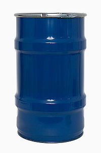 Sheet steel recovery drum: 123,0 liter, colour: blue RAL 5010