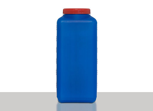 Square bottle M 2500/80: 2,5 liter, colour: blue