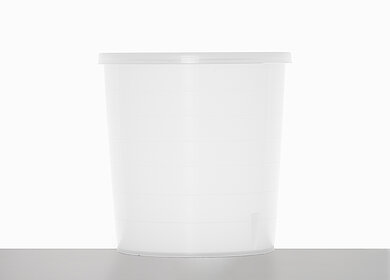 Laboratory cup: 350 milliliter, colour: natural