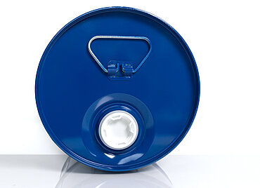 Combination tight head drum: 30,0 liter, colour: blue RAL 5010 Combination tight head drum: 30,0 liter, colour: blue RAL 5010