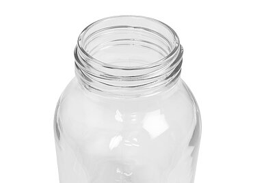 Weithalsglas: 500 Milliliter, Farbe: klar Weithalsglas: 500 Milliliter, Farbe: klar